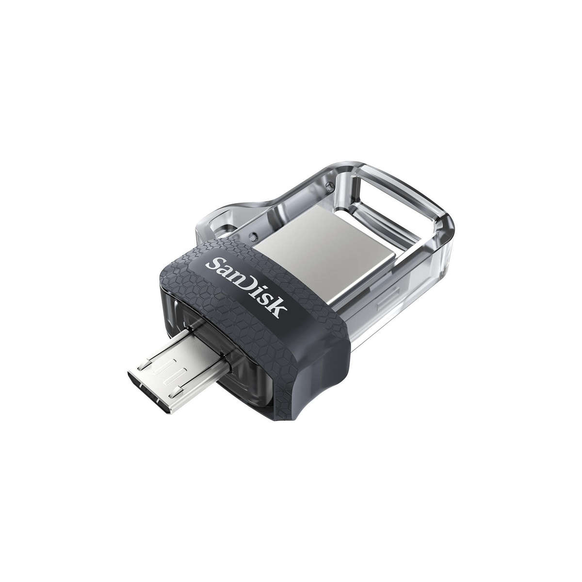 Sandisk Ultra Dual M3.0 32GB USB 3.2 Gen 1 Type-A / Black Silver and Transparent USB Flash Drive ...