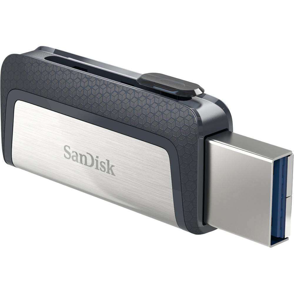 Sandisk Ultra Dual Drive USB Type-C 64GB Type-A / 3.2 Gen 1 Black and Silver Flash SDDDC2-064G-G46