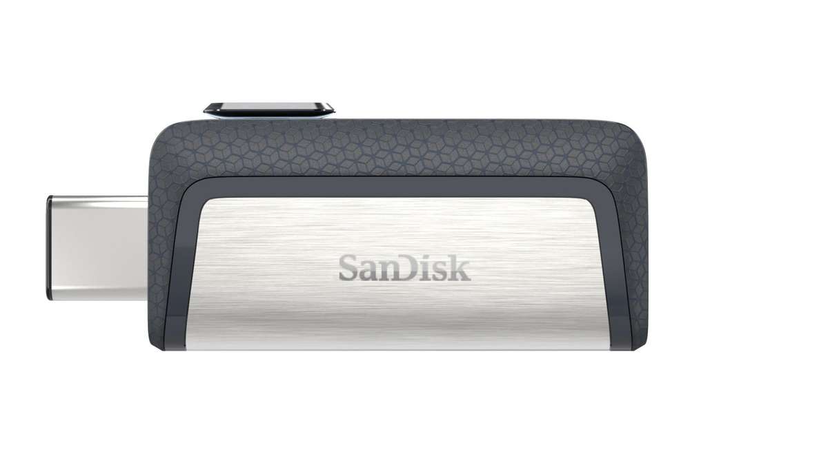 Sandisk Ultra Dual Drive USB Type-C 64GB Type-A / 3.2 Gen 1 Black and Silver Flash SDDDC2-064G-G46