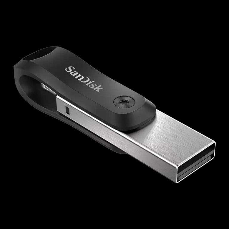SanDisk iXpand Flash Drive Go 256GB USB3.0 and Lightning for iPhone and IPad SDIX60N-256G-GN6NE