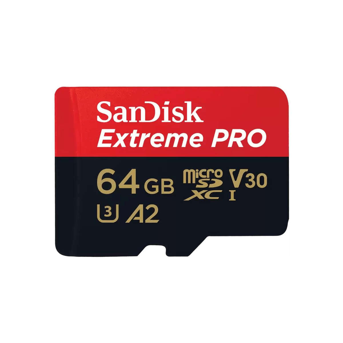 SanDisk Extreme PRO 64GB MicroSDXC UHS-I Memory Card SDSQXCU-064G-GN6MA