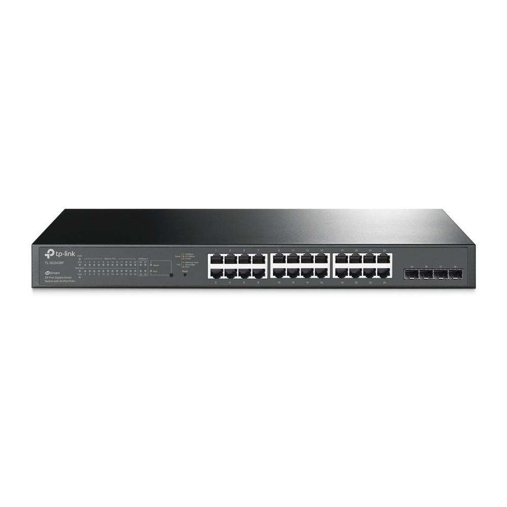 TP-Link SG2428P 24-Port Gigabit Smart Switch with 4 SFP Slots