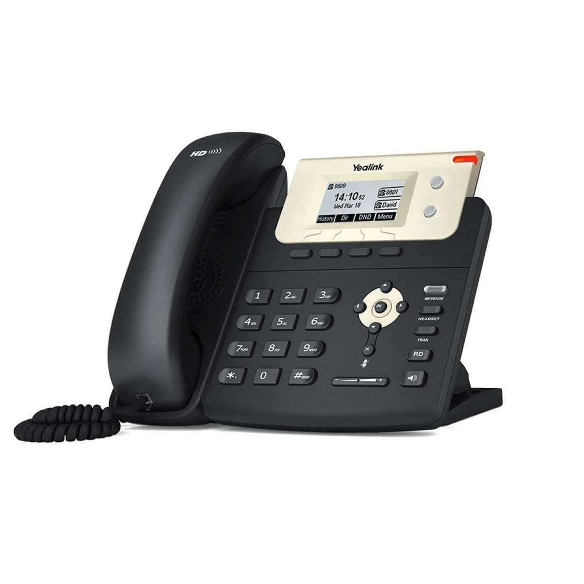 Yealink T21 E2 NONE POE IP PHONE INCLUDES PSU SIP-T21 Black Gold LCD