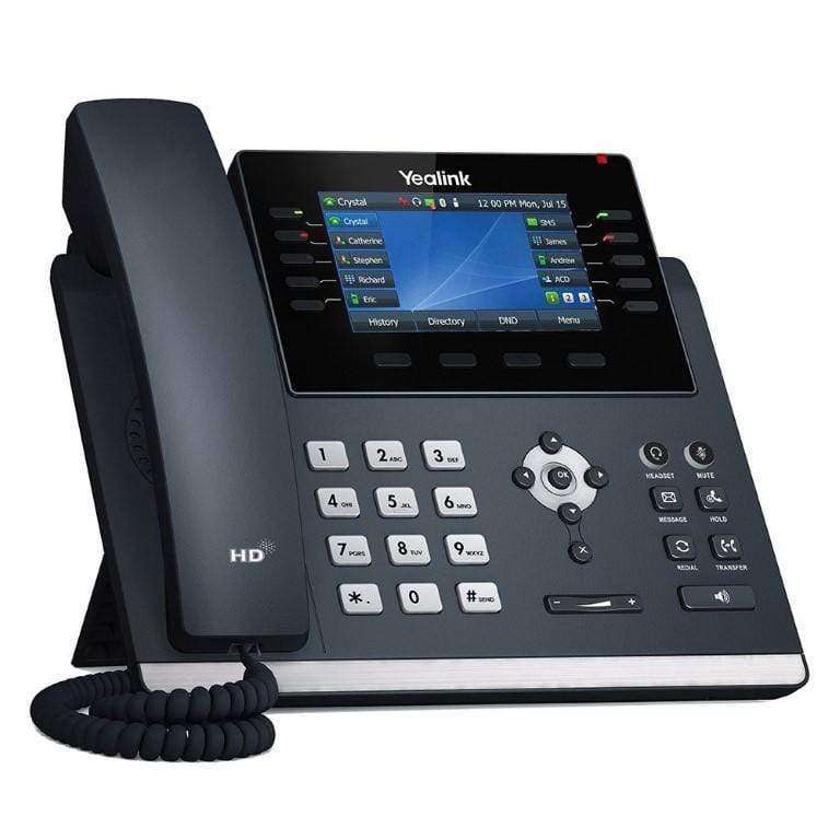 Yealink T46U Gigabit IP Phone with Dual USB ports and 4.3-inch Colour LCD Screen SIP-T46U