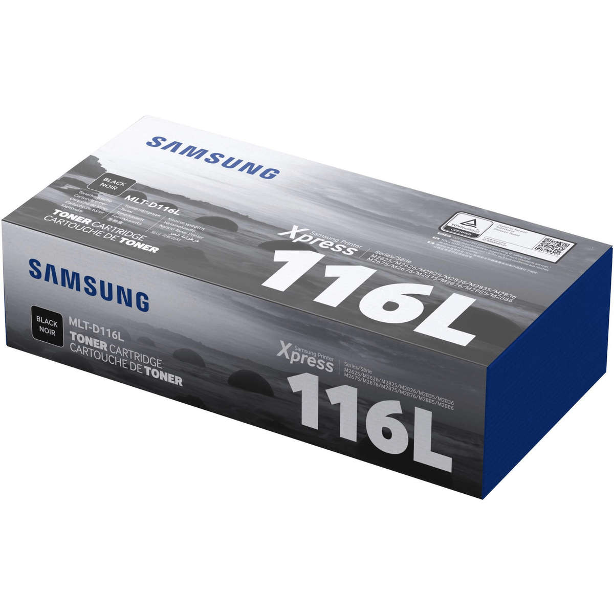 Samsung MLT-D116L Black Toner Cartridge 3,000 Pages Original SU837A Single-pack