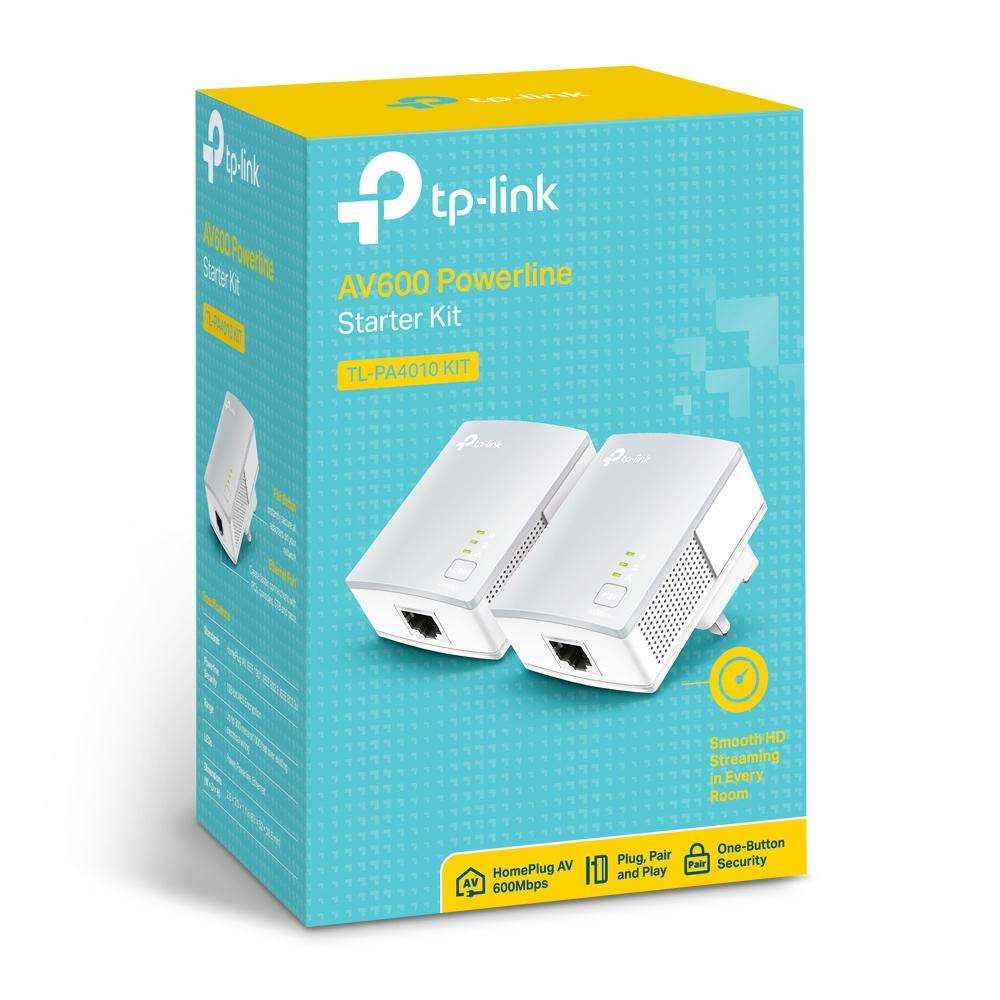 TP-Link Powerline 600 Starter Kit 1-Port TL-PA4010