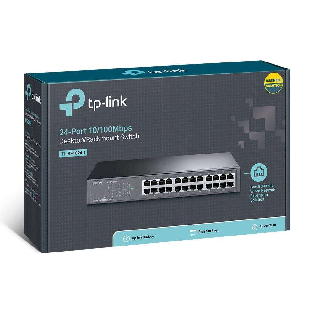 TP-Link TL-SF1024D 24-port 10/100Mbps Desktop /Rackmount Switch