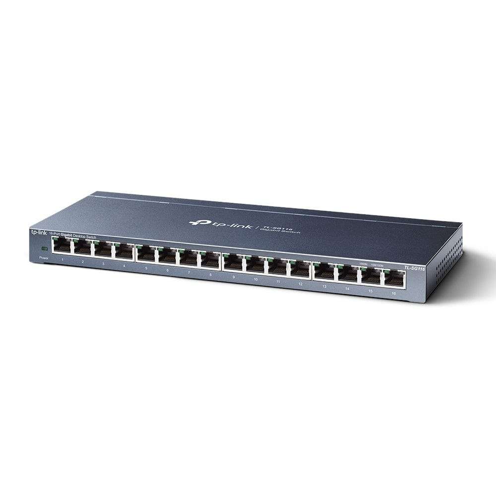 TP-Link TL-SG116 10/100/1000 Unmanaged Gigabit Ethernet Network Switch