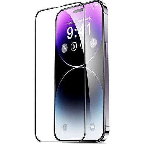 Tuff-Luv 2.5D Tempered Glass Full Screen Protection for Apple iPhone 14 Pro Max - Clear TLIP14MAXTG