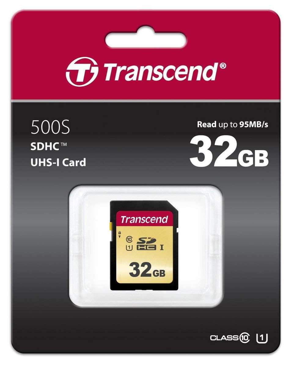 Transcend SD Card SDHC 500S 32GB