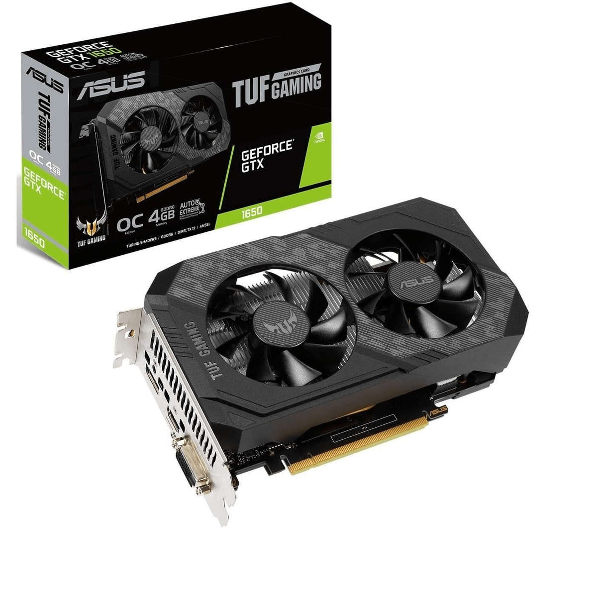 ASUS TUF Gaming Nvidia GeForce GTX 1650 4GB GDDR6 Graphics Card TUF-GTX1650-O4GD6-P-GAMING