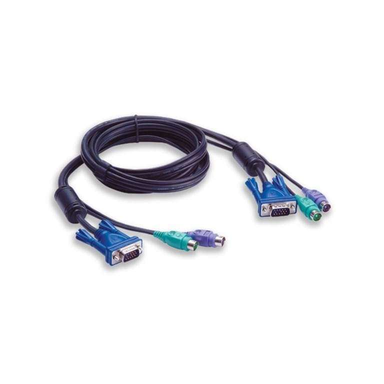 EUSSO 1.8m 3-in-1 PS/2 KVM Cable UKC8300-18B
