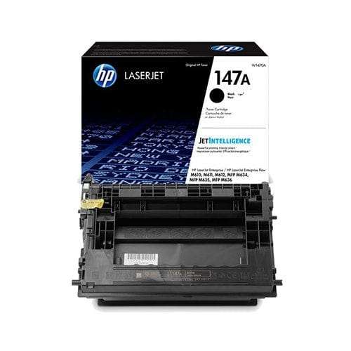 HP 147A Black Toner Cartridge 10,500 Pages Original W1470A Single-pack