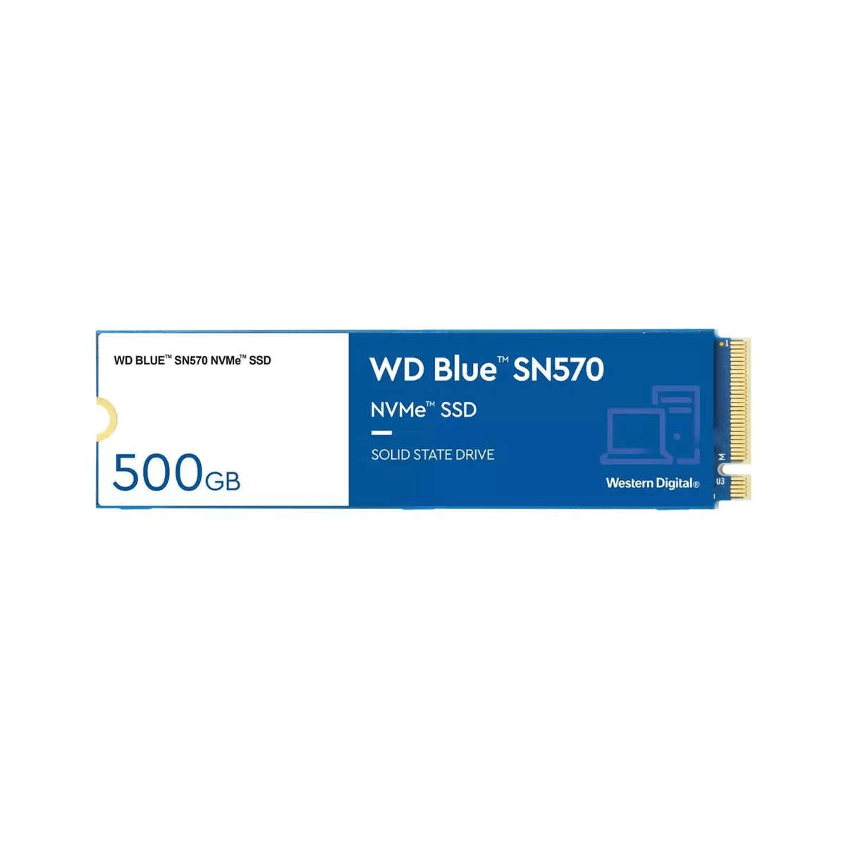 WD Blue SN570 M.2 500GB 2280 PCI Express 3.0 NVMe Internal SSD WDS500G3B0C