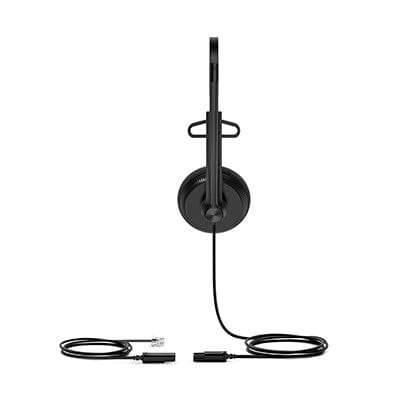 Yealink YHS34-Lite-Mono Wired Headset with QD to RJ-9 port YHS34 LITE MONO
