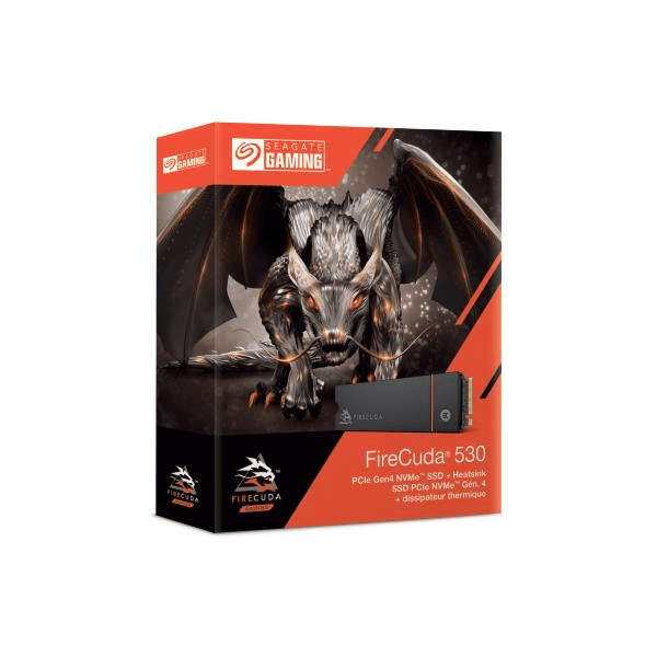 Seagate Firecuda 530 M.2 1TB 2280 PCI Express 4.0 NVMe 3D TLC Internal SSD with Heatsink ZP1000GM3A0