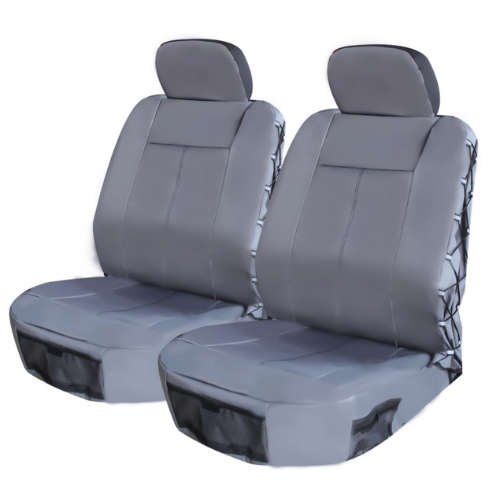 Grey Safari 4 Piece Front Seat Cover Set