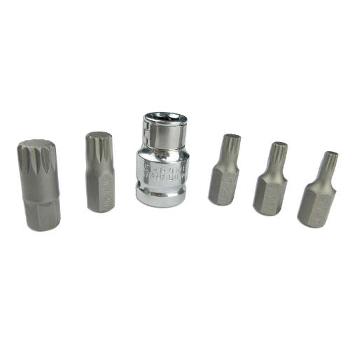 Multi Spline Fine Bit Set - 6 Piece