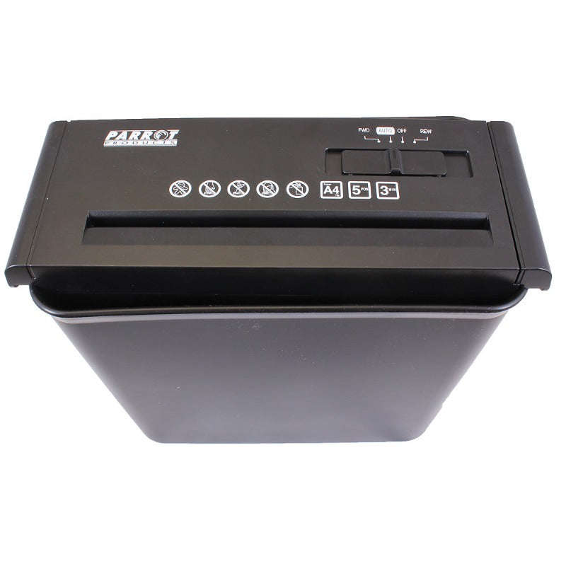 Parrot 5 Sheet Strip-Cut Paper Shredder