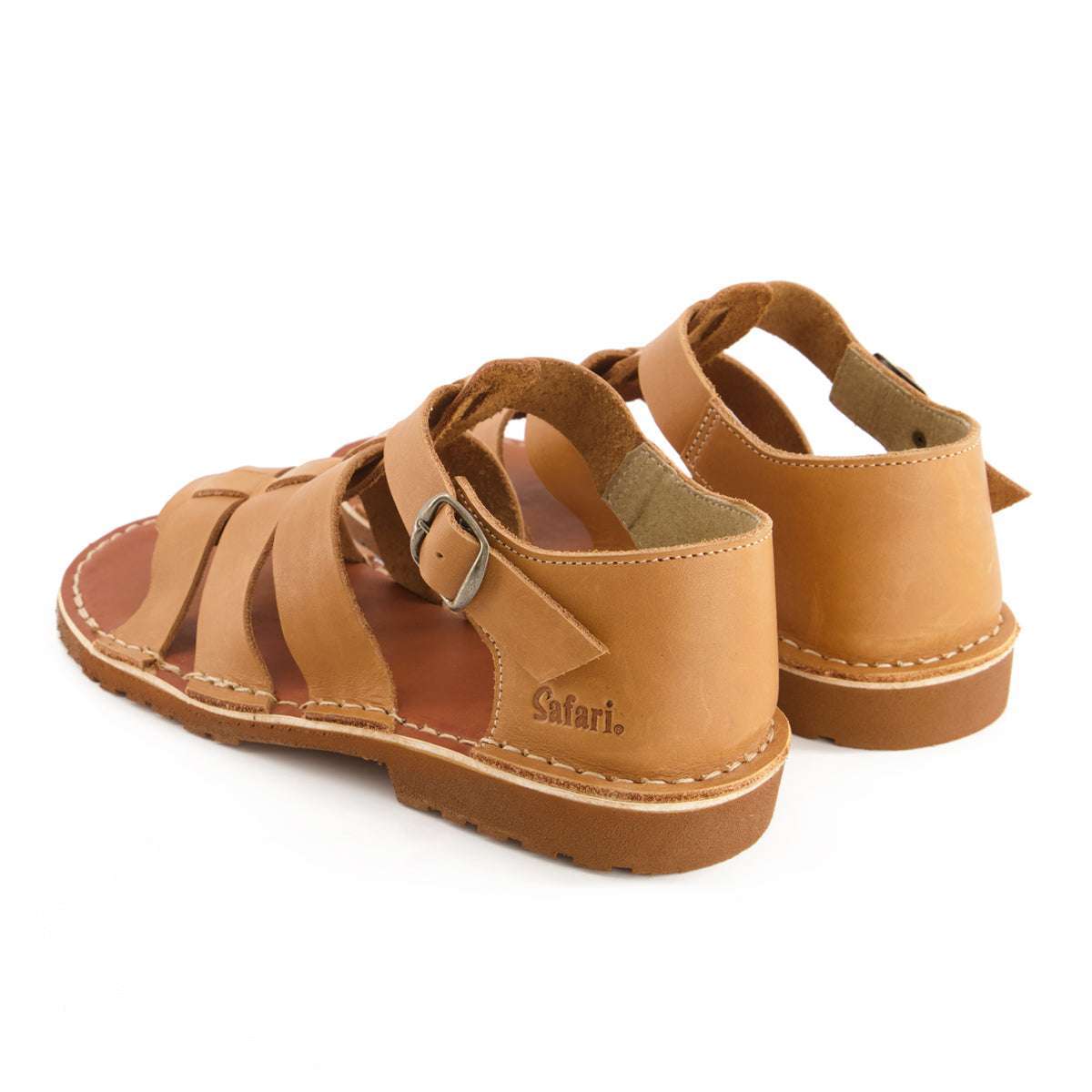 Bata Safari Mens Open Toe Sandal Tan
