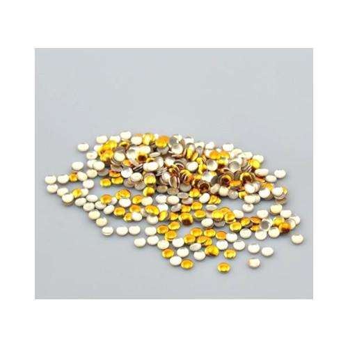 Gold Metal Studs Nail Art Decor Round 5mm - 5mm / Gold