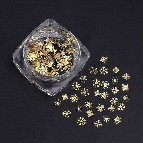 Golden Filigree Nail Art Decorations - 914 - 7g / Gold
