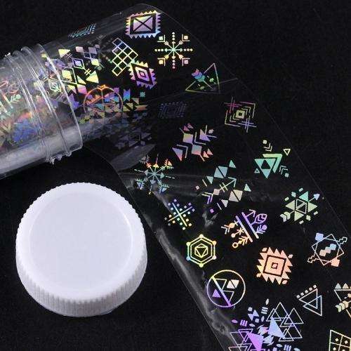Tribal Holographic Nail Art Foil - As Shown