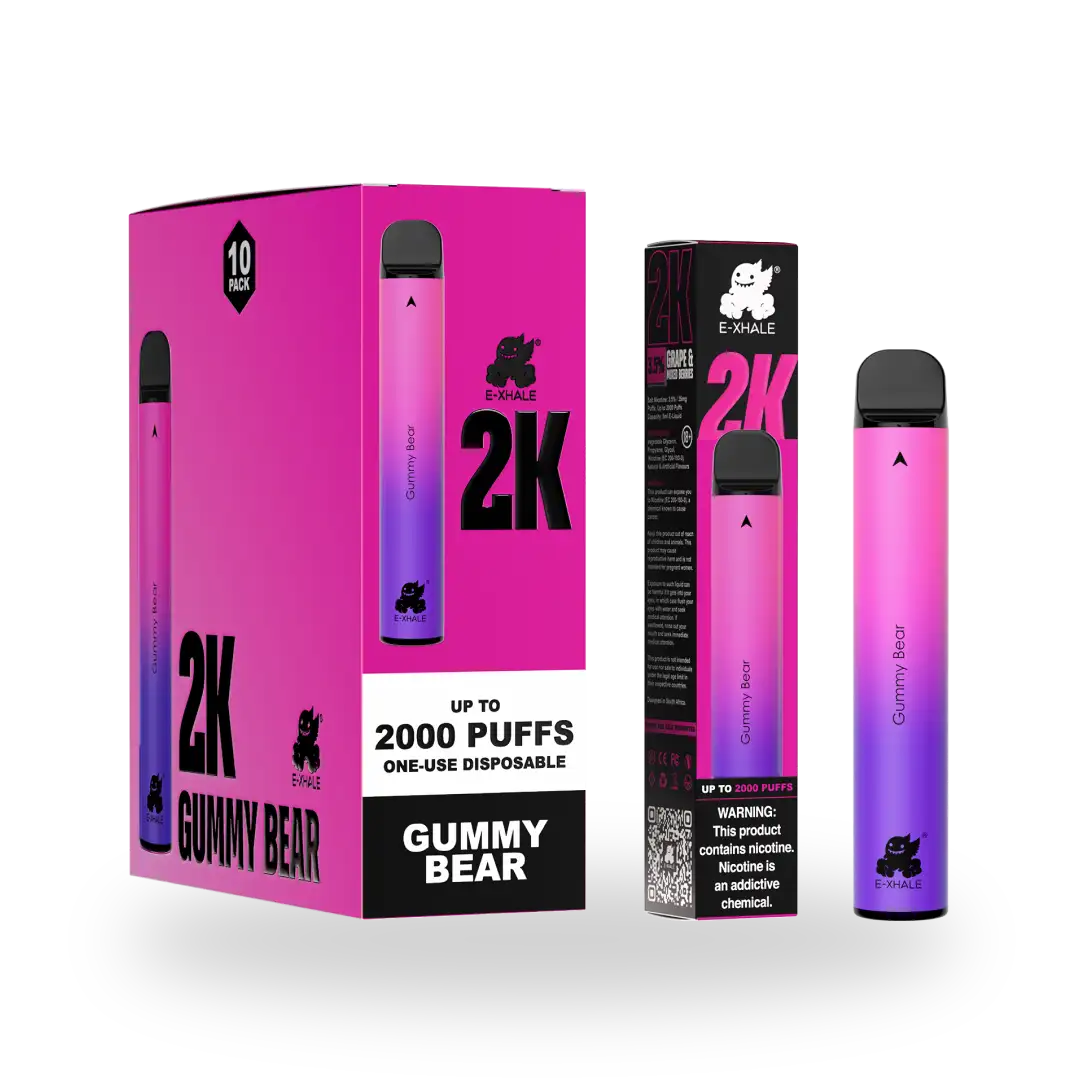 2K Gummy Bear 10 Pack - 3.5%/35mg