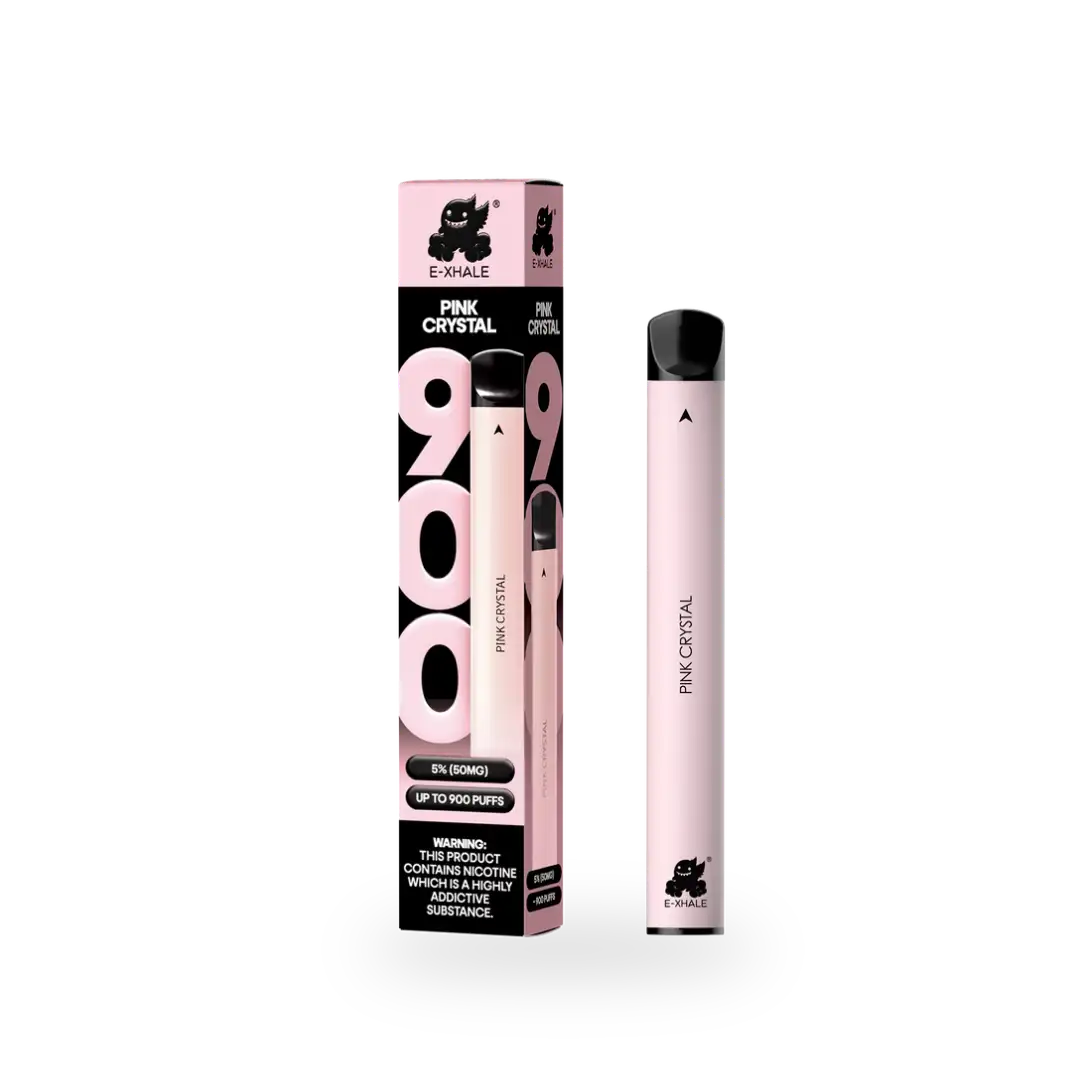 900 Pink Crystal Disposable Vape - 5% Nicotine 50mg