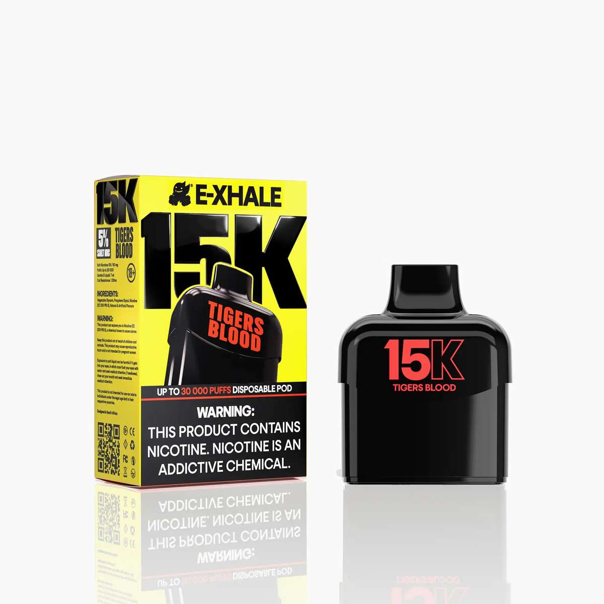 15K Tigers Blood 5%/50mg - Disposable Pod
