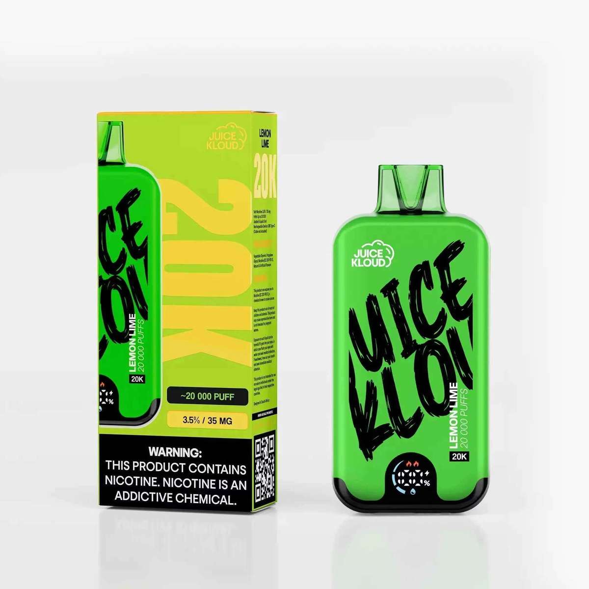 JK20K Lemon Lime 3.5% - Rechargeable Disposable Vape Device