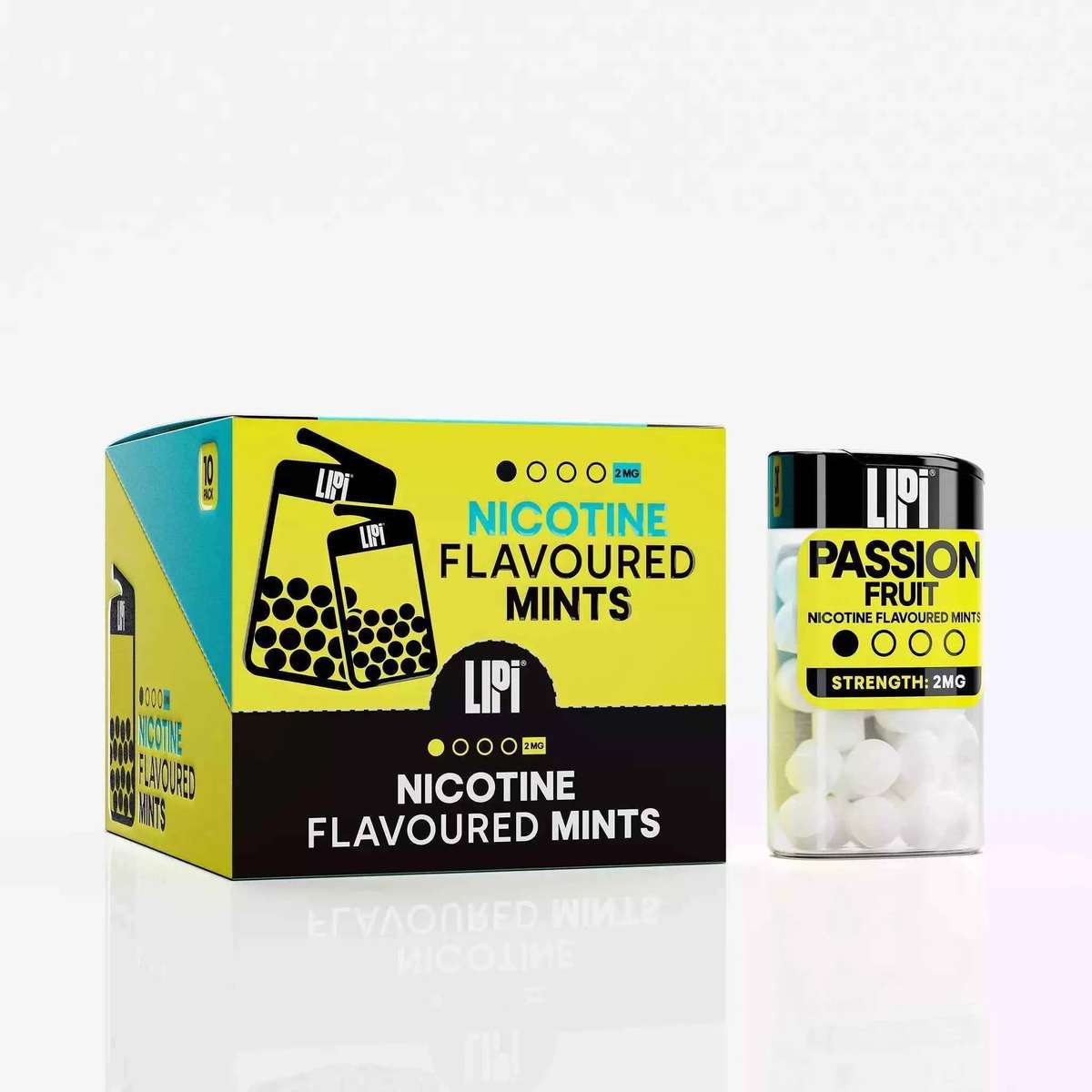 LIPI Passion Fruit Nicotine Lozenge 2mg (10 Pack)