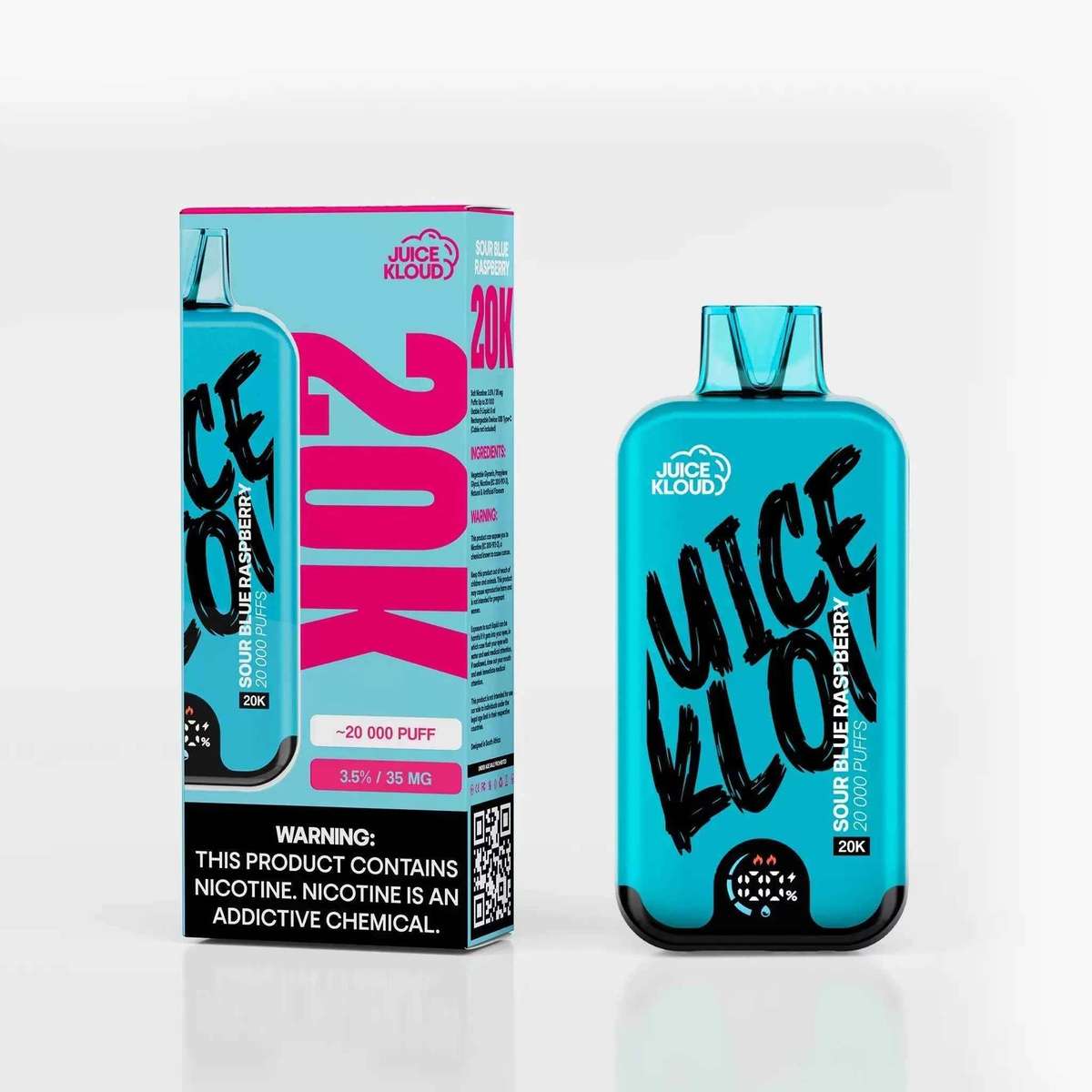 JK20K Sour Blue Raspberry 3.5% - Rechargeable Disposable