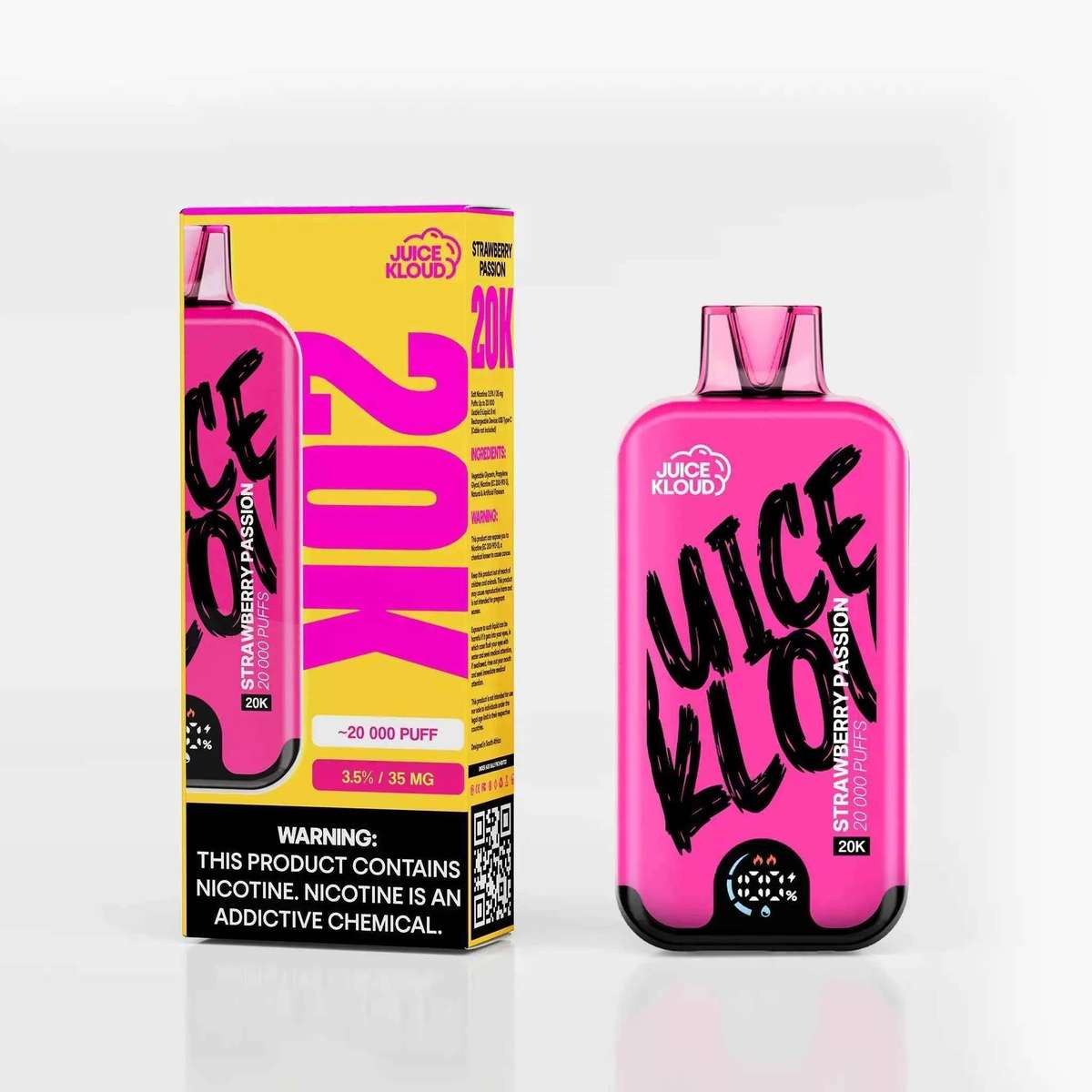 JK20K Strawberry Passion 3.5% - Rechargeable Disposable