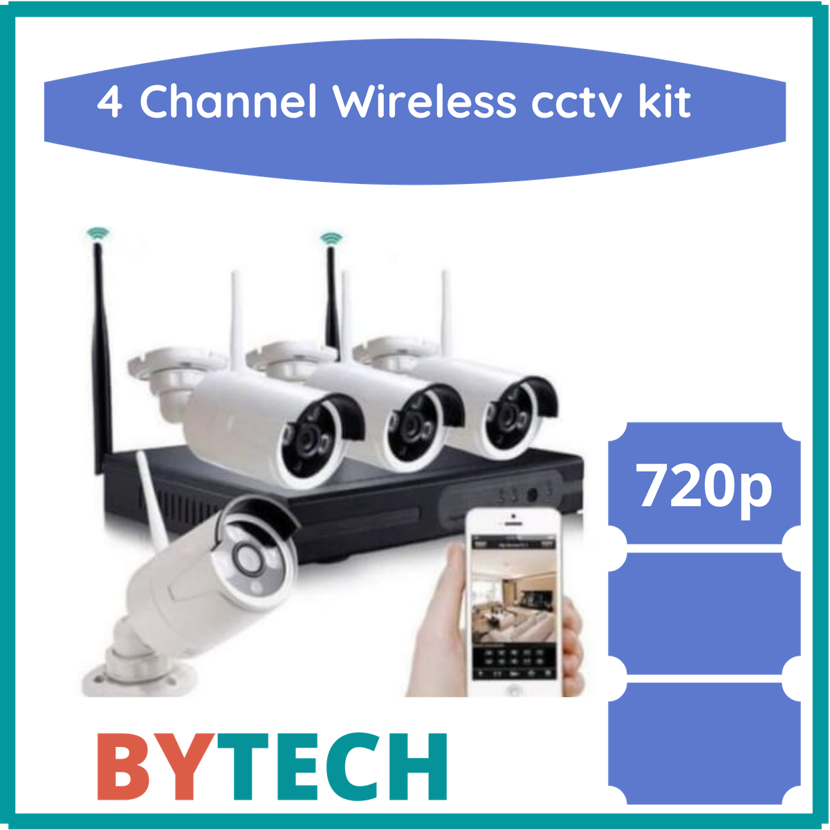 4 CHANNEL CCTV Wireless 720p HD - cctv,cctv,cctv,cctv,cctv