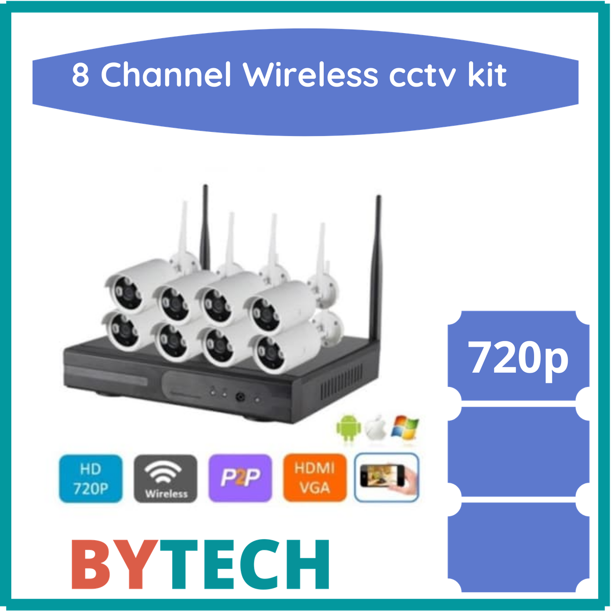 8 CHANNEL CCTV Wireless 720p HD - cctv,cctv,cctv,cctv,cctv