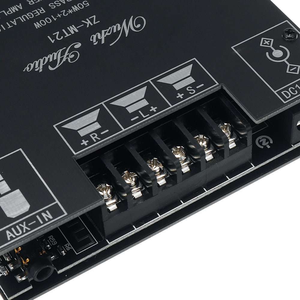 ZK-MT21 50W x 2+100W 2.1 Channel Bluetooth Digital Amplifier Module