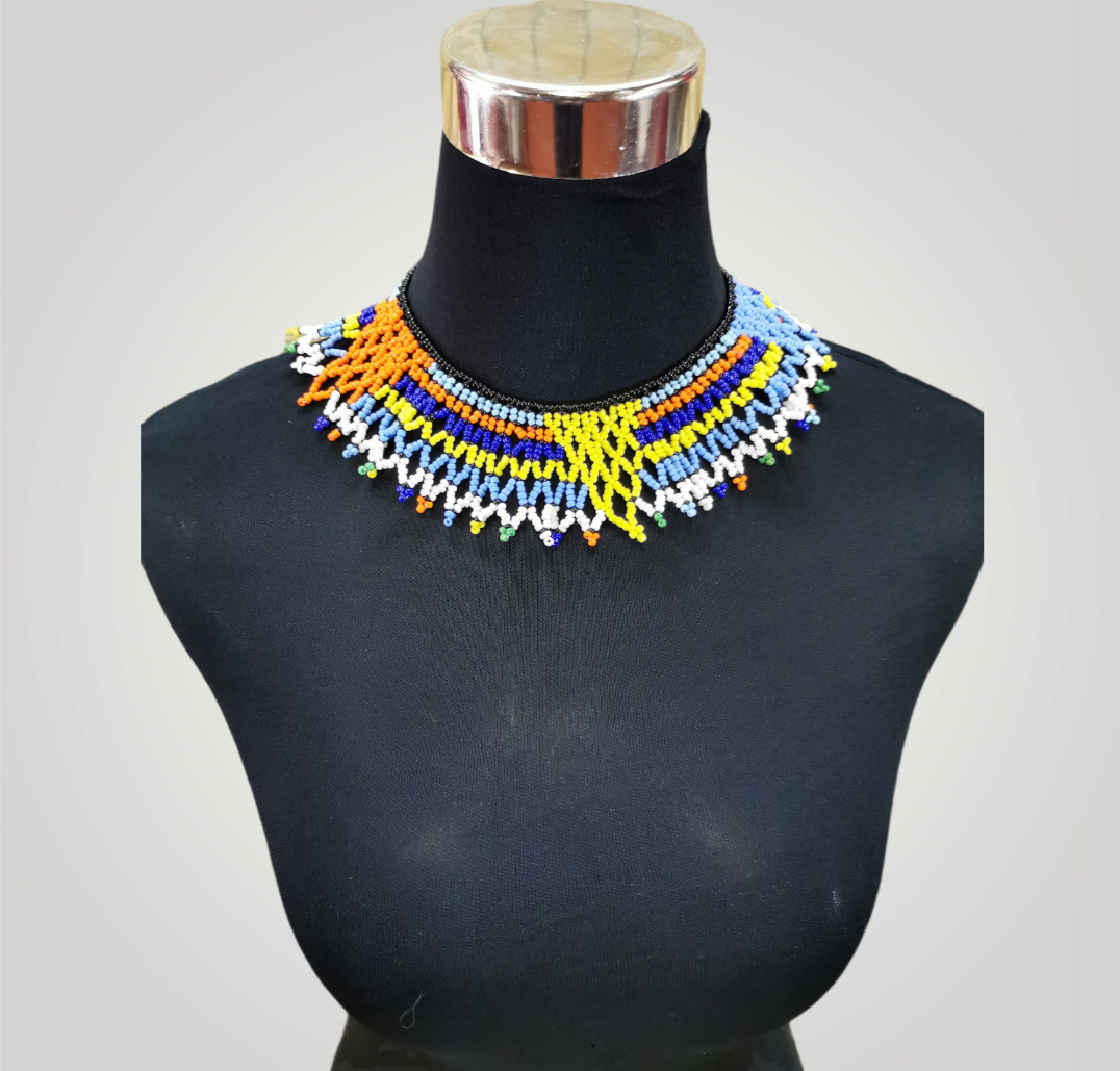 African beaded Necklace Small