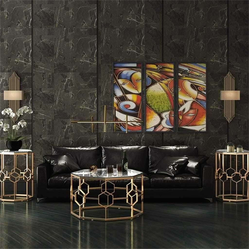 Amelia Geometric Side Table