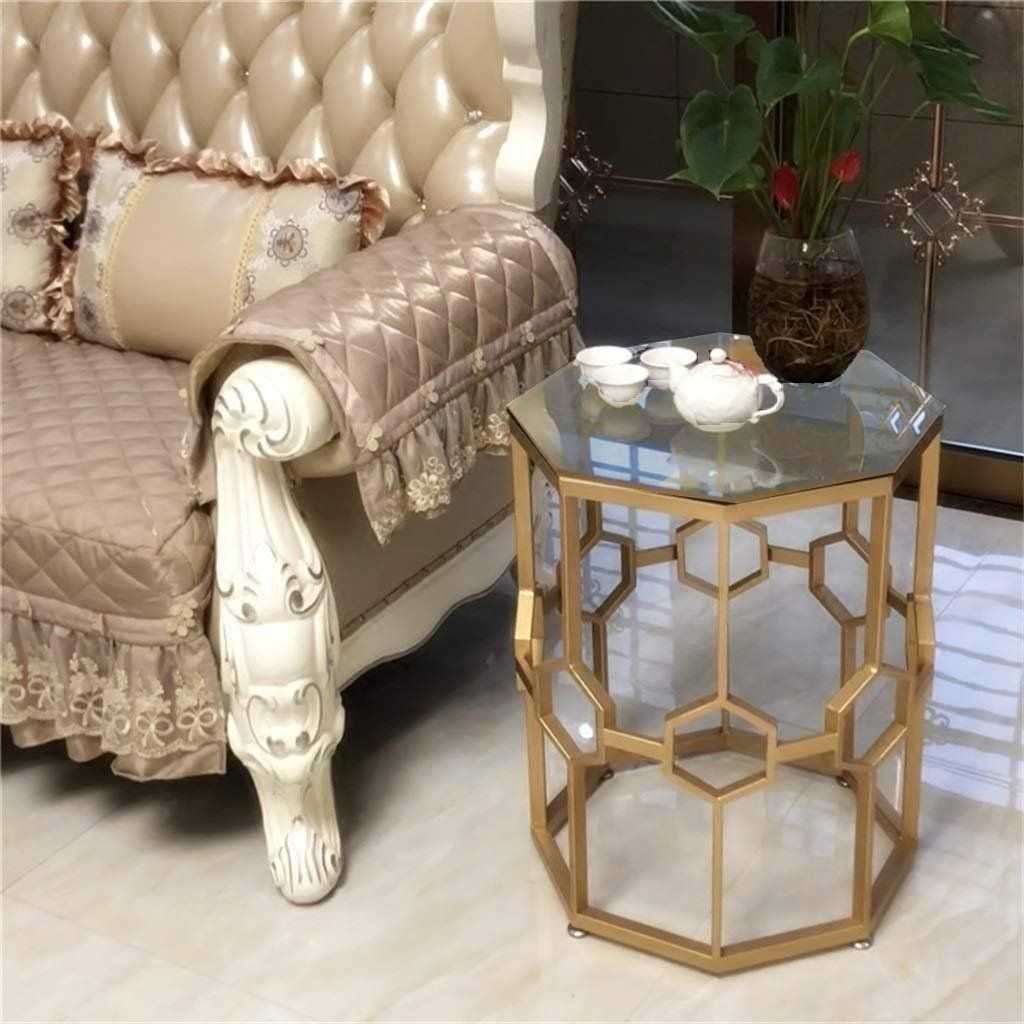 Amelia Geometric Side Table