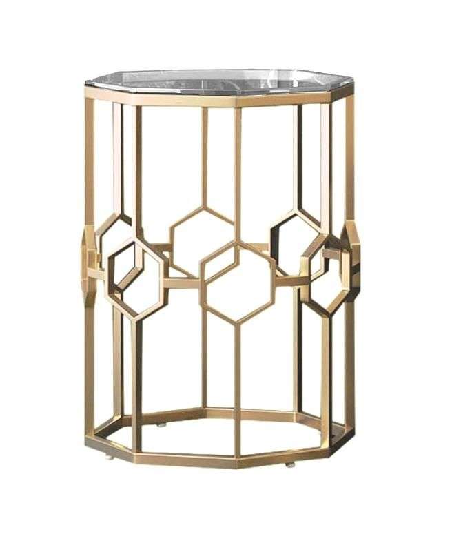 Amelia Geometric Side Table