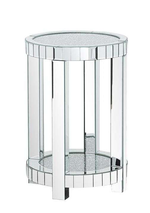 Calgary Claire Round Diamant Side Table