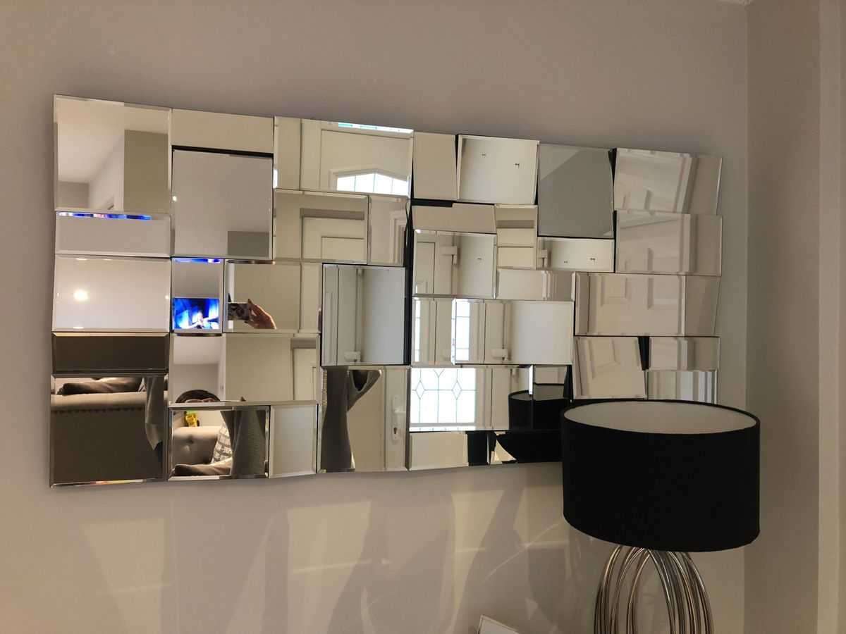 Karl-Hayden Multi Faceted Accent Mirror-Large