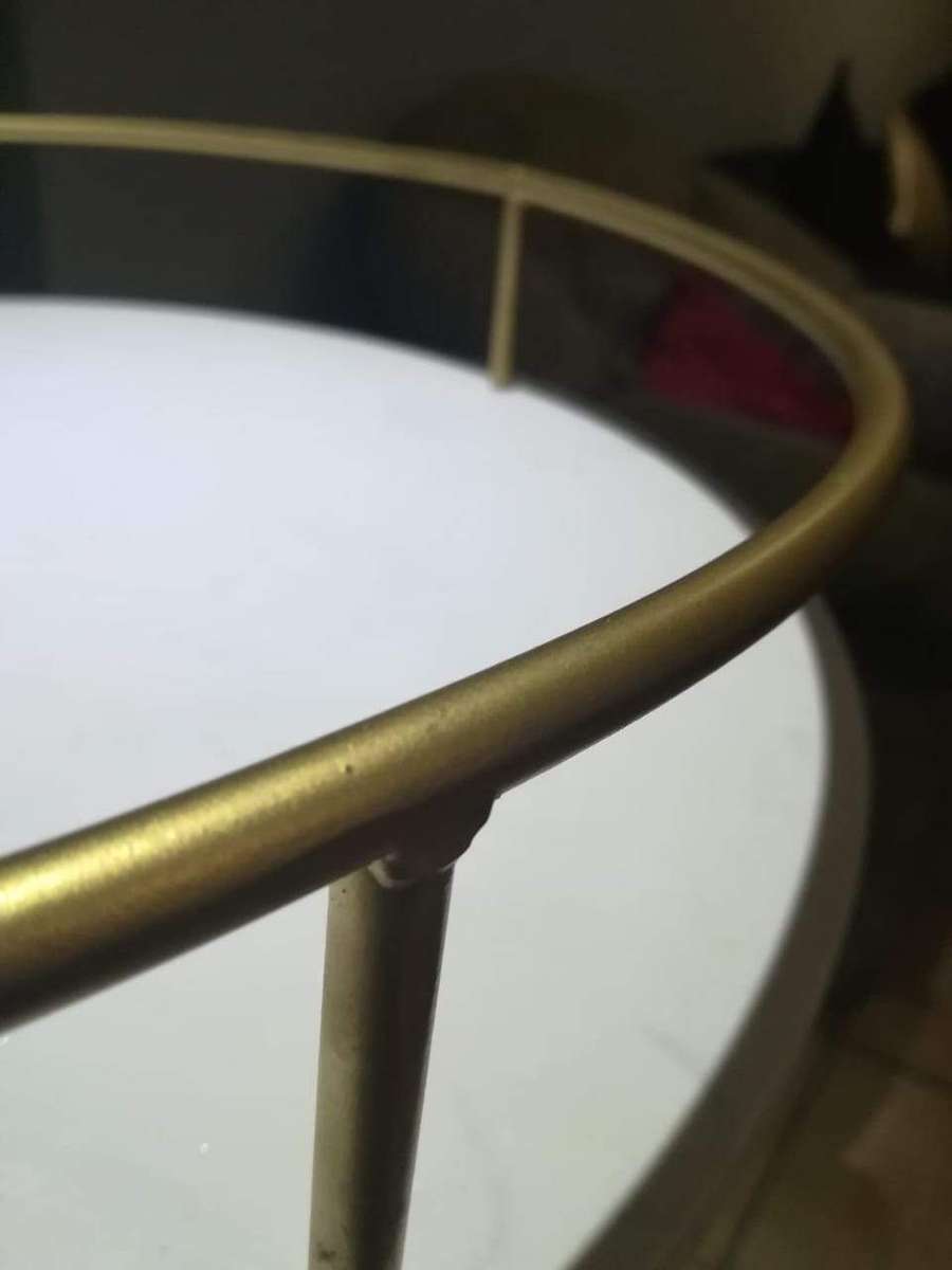 Lily's Orchard White Marble Tall Bar Cart