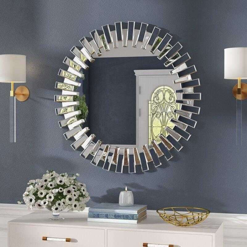 Lola's Sunburst Round Accent Mirror