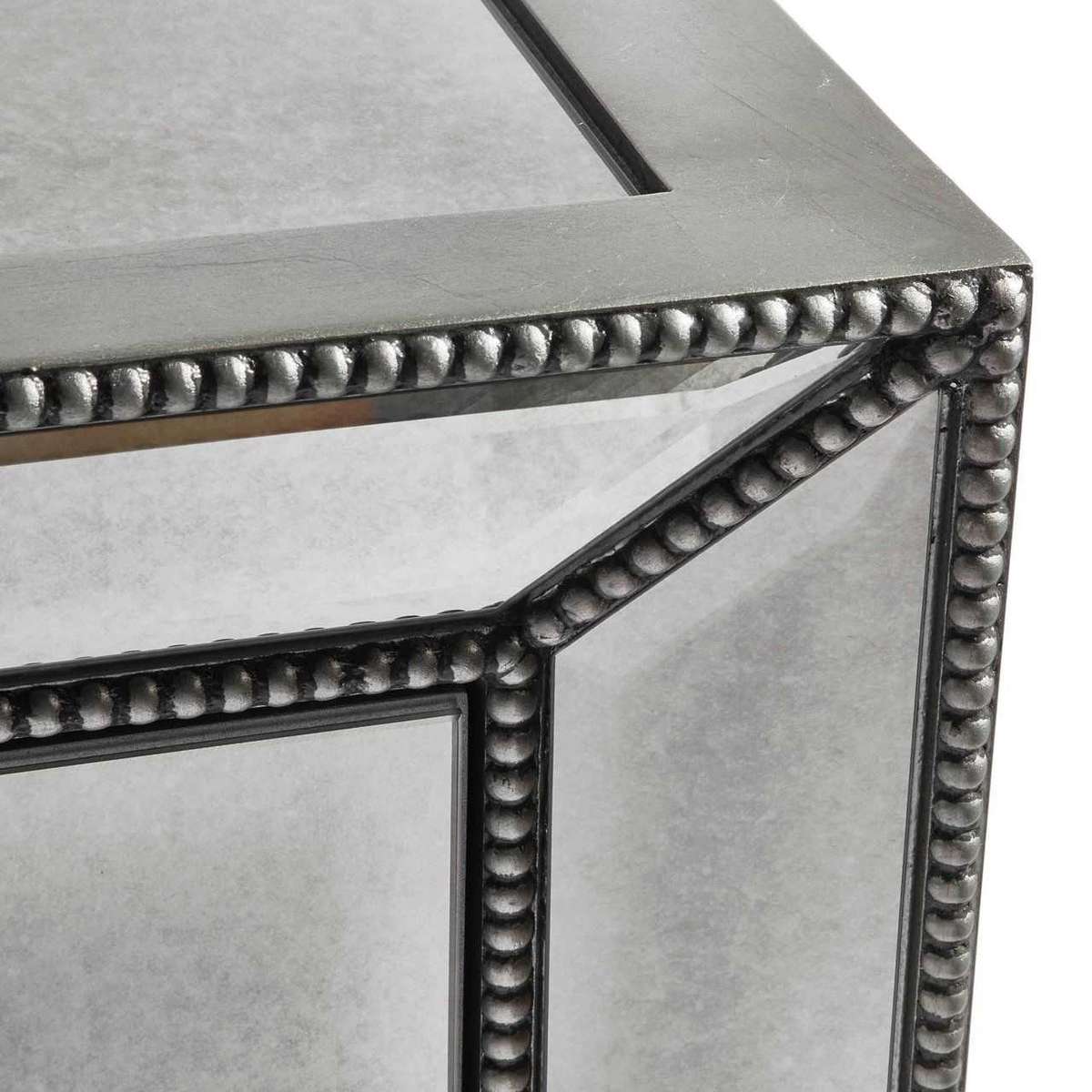 Moderna Eight Drawer Two Door Mirrored Sideboard