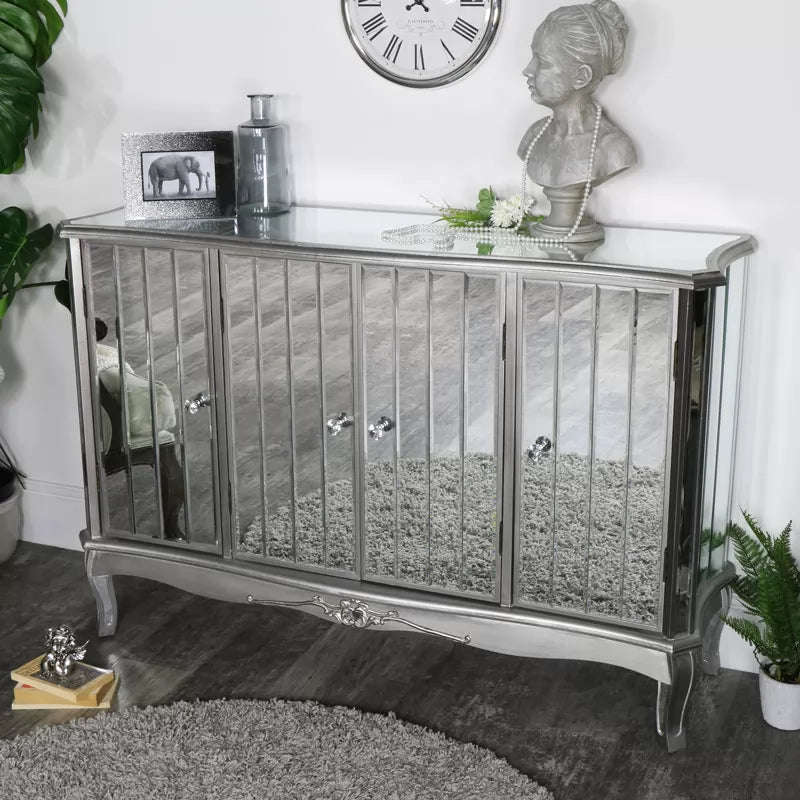 Victorian Four Door Mirrored Sideboard