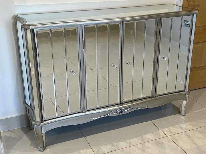 Victorian Four Door Mirrored Sideboard
