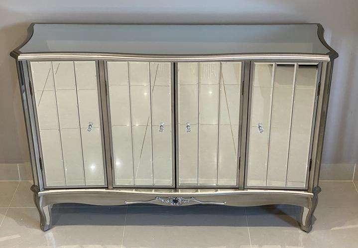 Victorian Four Door Mirrored Sideboard