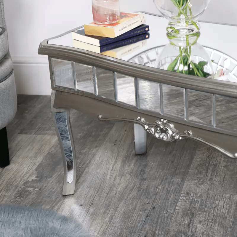 Victorian Mirrored Coffee Table